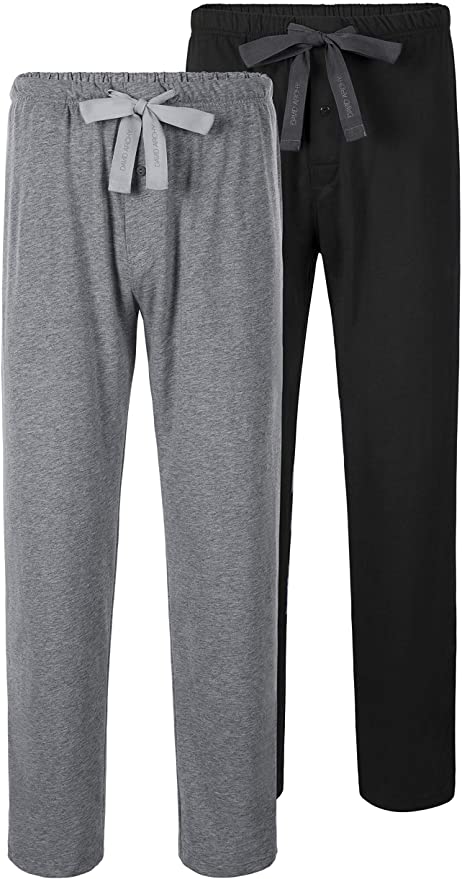 Men's Pyjama Set/Bottom, Cotton Nightwear Long Sleeves Top with Long Bottom Pants, Soft and Breathable Sleepwear
