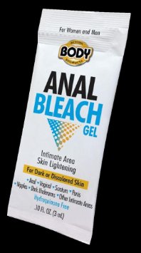 1 ACTION BODY foil intimate anal bleach gel pink lightening vaginal privates
