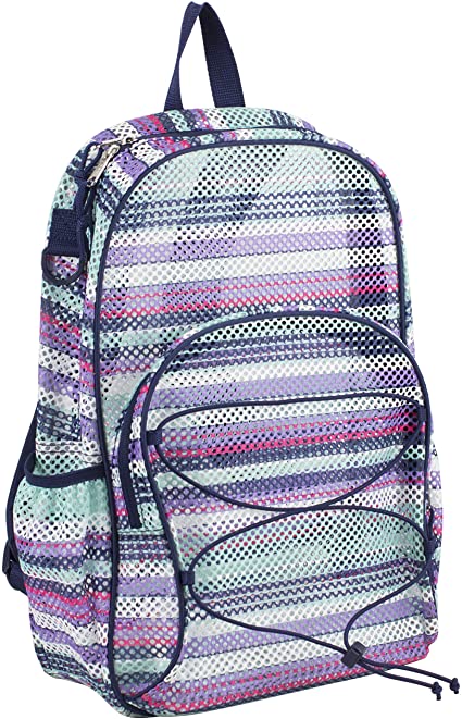 Eastsport Mesh Bungee Backpack With Padded Shoulder Straps