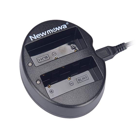 Newmowa Dual USB Charger for Olympus BLH-1 and Olympus EM1 MARK II Camera