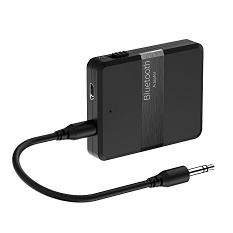 Bluetooth Transmitter / Receiver - TURATA 2-in-1 Wireless Bluetooth 4.1 Portable 3.5mm Audio Adapter for Headphones, TV, Speaker, Computer / PC, MP3 / MP4 Player, iPod, iPhone, iPad, Tablets