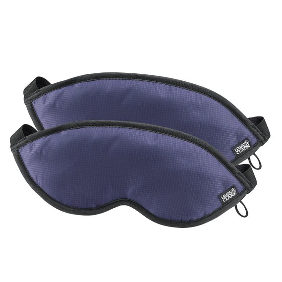 Lewis N. Clark   Comfort Eye Mask 2 Pack,Blue,One Size