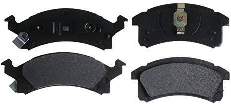 ACDelco 14D506M Advantage Semi-Metallic Front Disc Brake Pad Set with Wear Sensor