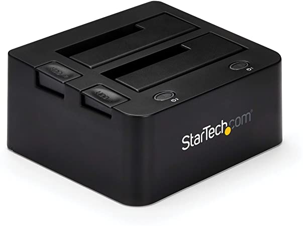 StarTech.com Universal Hard Drive Docking Station for SATA and IDE - USB 3.0 Dock for 2.5"/3.5" HDDs/SSDs with UASP (UNIDOCKU33), Black