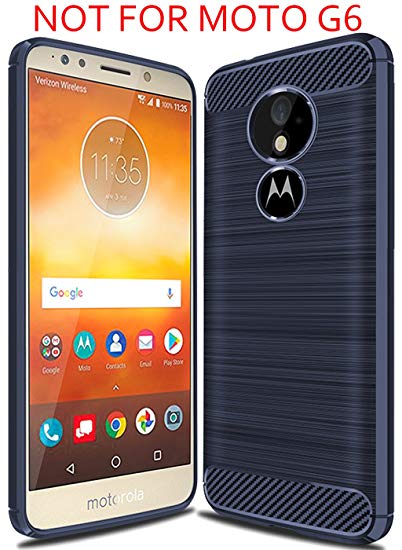 Moto G6 Play Case,Moto G6 Forge case, Suensan TPU Shock Absorption Technology Raised Bezels Protective Case Cover for Motorola Moto G6 Forge,Moto G6 Play Case Smartphone (TPU Blue)