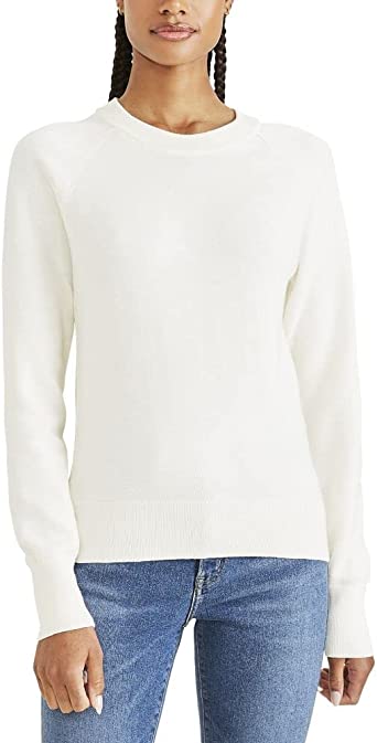 Dockers Women's Classic Fit Long Sleeve Crewneck Sweater