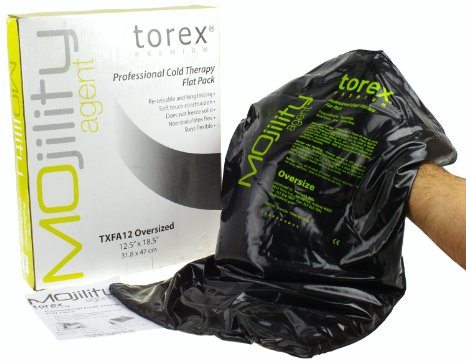 Torex Professional Cold Therapy Flat Pack - Black - Oversized - 12.5" x 18.5"