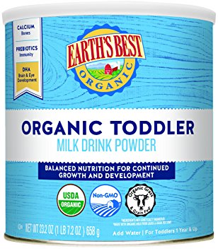 Earth's Best Organic Toddler Milk Drink Powder, Natural Vanilla, 23.2 Ounce