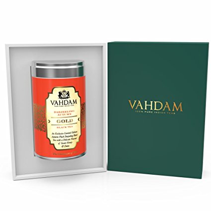 Darjeeling Autumn GOLD Exclusive Limited Edition Autumn Flush Tea - Luxury Gift Box with Delicate Flavour of Sweet Honey & Dates