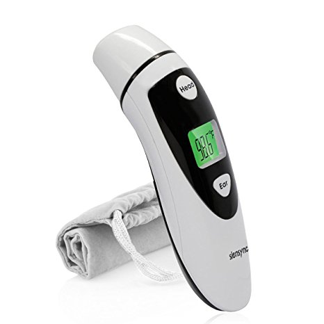 Siensync Infrared Forehead and Ear Thermometer, FDA/CE/ISO Approved Digital Baby Thermometer, Instant Read Dual Mode Thermometer for Adult and Child