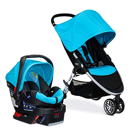 Britax 2017 B Agile & B Safe 35 Travel System, Cyan