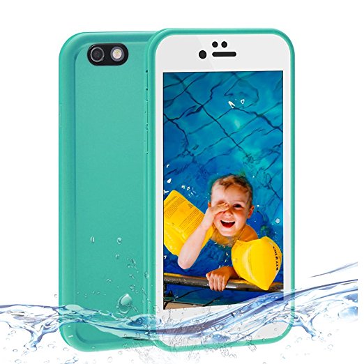 iPhone 6 Waterproof Case，Cmhoo Waterproof Case Shockproof Protective Skin Snowproof Case Dirtpoof Cover for iPhone 6/iPhone 6s 4.7inch (Green)