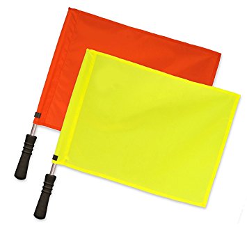Donal Soccer Referee Flags | Official Linesman Flags (Solid Color)