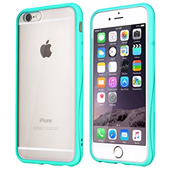 iPhone 6 iPhone 6S Case, MOTOMO iPhone 6 Clear Case [Scratch Resistant] Transparent Hybrid Bumper Case for iPhone 6 (4.7 inch) - Retail Packaging (MINT)