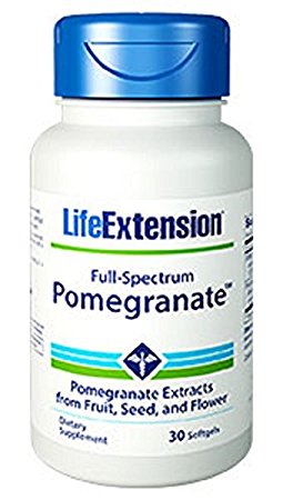 Life Extension Full-spectrum Pomegranate, Softgels, 30-Count