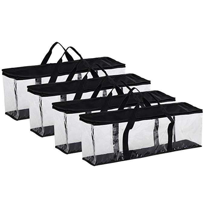 Fasmov 4 Pack DVD Storage Bags Hold up to 160 Dvds (40 Each Bag)