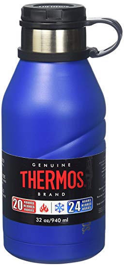 Thermos Element 5 Vacuum Insulated 32 oz Beverage Bottle with Screw Top Lid, Royal Blue