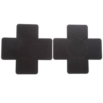 Ayliss® 10Pairs Black Sexy Nurse Cross Adhesive Nipple Cover Disposable Pasties