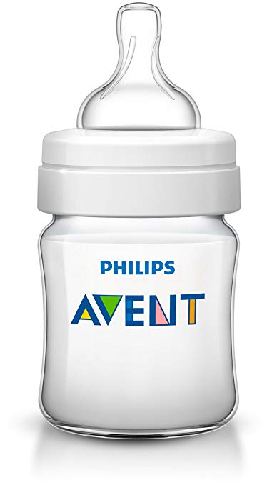 Philips Avent Anti-Colic Baby Bottles Clear, 4oz, 1 Piece