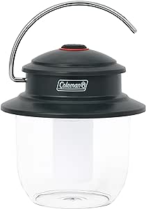 Coleman Classic Recharge LED Lantern, 400 Lumens, Durable, Impact & Water-Resistant with Rechargeable Batteries, Handle, Perfect for Camping, Emergencies, & More