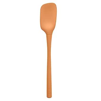 Tovolo Flex-Core Apricot All Silicone Spatula, Heat-Resistant & BPA-Free Silicone Spatula Head, Safe for Cast Iron & Non-Stick Cookware, Dishwasher-Safe, Silicone Spatula