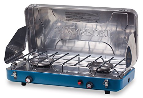 Stansport 212-50 Outfitter Propane Stove, Caribbean Blue