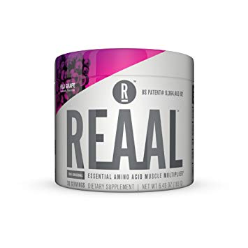 REAAL - REAAL Fuji Grape Powder, Helps Build, Restore, and Maintain Lean Muscle with Essential Amino Acids, Gluten Free, Bloat Free, Lactose Free, Caffeine Free, Vegan, 30 Servings (6.77 Oz)