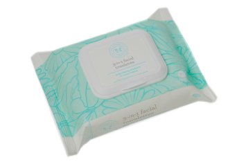 The Honest Company 3-in-1 Hypoallergenic Facial Towelettes, 30 Count (Pack of 4)