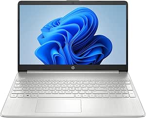 HP 15.6" Screen FHD Laptop, Intel Core i5-1135G7, 8GB RAM, 256GB SSD, Natural Silver, Windows 11 Home, 15-dy2795wm Notebook