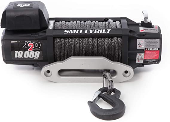 Smittybilt X2O COMP - Waterproof Synthetic Rope Winch - 10,000 lb. Load Capacity