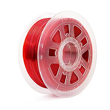 Gizmo Dorks 3mm (2.85mm) Flexible Filament (TPU), 1 kg for 3D Printers, Red