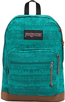 JanSport Right Pack Laptop Backpack- Discontinued Colors (Spanish Teal Ethnic