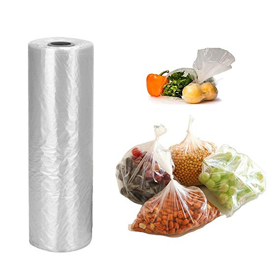12" x 20" Plastic Produce Bag,350 Bags/Roll,for Fruits, Vegetable, Bread, Food Storage.