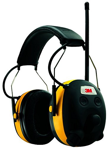 3M WorkTunes Hearing Protector, MP3 Compatible with AM/FM Tuner (90541-4DC)