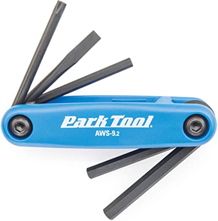 Park Tool AWS-9.2 Fold-Up Hex Wrench and Screwdriver Set Tool