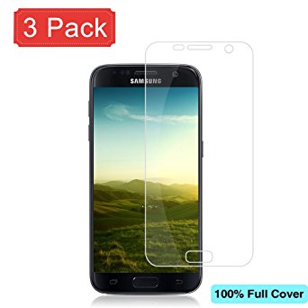 [3-Pack]Auideas Galaxy S7 Screen Protector (Case Friendly Version) [Not Glass] Full Coverage Screen Protector for Samsung Galaxy S7 [Bubble Free]