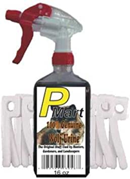 The Pee Mart - Wolf Urine P-Wick Combo 16 oz E-Z Trigger Spray!