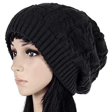 Oryer Womens Winter Knit Slouchy Beanie Baggy Warm Soft Chunky Cable Hats