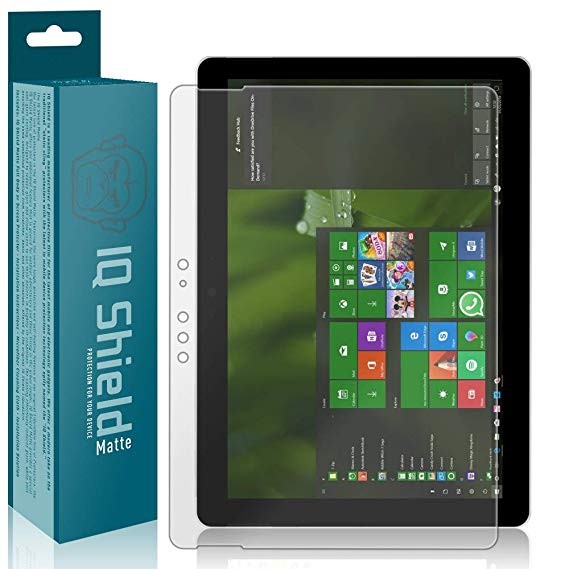 IQ Shield Matte Screen Protector Compatible with Microsoft Surface Go Anti-Glare Anti-Bubble Film