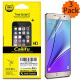 Cailifu HD Clear Samsung Galaxy Note 5 V Highest Quality Premium High Definition Ultra Clear Screen protector with Lifetime Replacement Warranty 3 Pack - Retail Packaging 2015