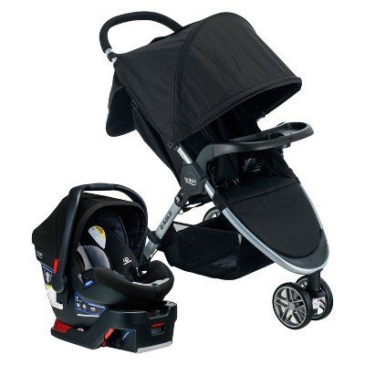 Britax Dual Comfort Travel System - Gray/Black Black