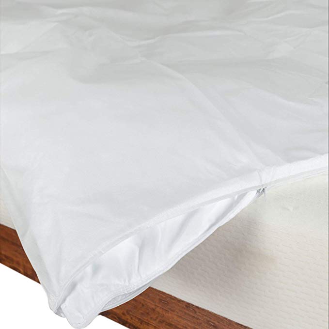 Homescapes Waterproof Duvet Cover Protector - Fully Fitted - SUPER KING Size - Hypoallergenic and Dust Mite Proof