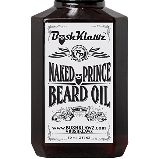Black Friday & Cyber Monday Special Deal - Naked Prince Scent Free Beard Oil Conditioner Premium Beard Moisturizer Scentless Fragrance-Free 2 oz