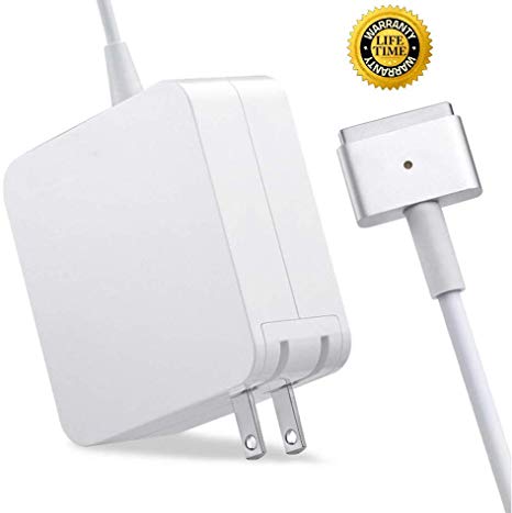 Mac Book Pro Charger, 85W MagSafe 2 Power Adapter T-Tip Adapter Charger Connector for MacBook Pro 15 Inch with Retina Display - (Late 2012 to 2015)