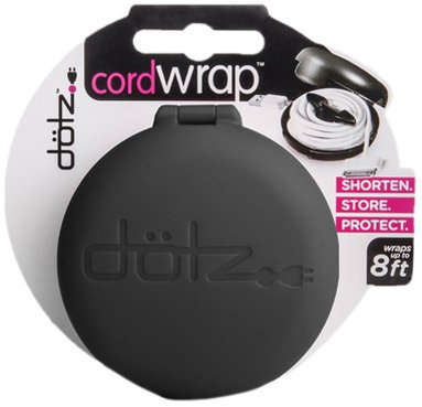 Dotz Cord Wrap for Cord and Cable Management Black CWOS30M-CK