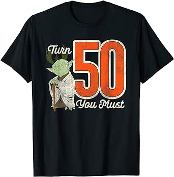 Star Wars Yoda 50th Birthday T-Shirt