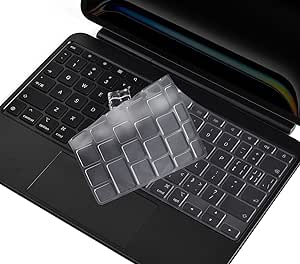 CaseBuy Premium Keyboard Cover Ultra Thin for Apple 11 inch iPad Pro M4(2024) with Magic Keyboard, iPad Pro 11" Protector Skin Accessories, US Keyboard Layout