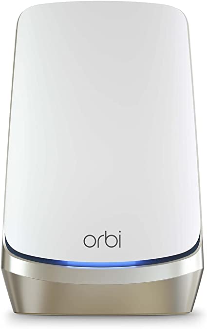 NETGEAR Orbi Quad-Band WiFi 6E Router (RBRE960), Coverage up to 3,000 sq. ft, 200 Devices, 10 Gig Internet Port, Expandable to Create A Mesh System, AXE11000 802.11 Axe (Up to 10.8Gbps)