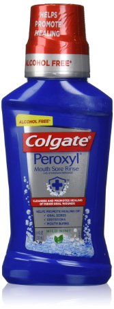 Colgate Peroxyl Mouth Sore Rinse, Mint, 8.4 Fluid Ounce