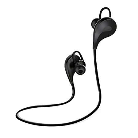 Sport Bluetooth Headphones, Amesica S7  Sports Wireless Earphone Noise Cancelling Stereo Headset In-ear Earbuds Handsfree with Microphone for iPhone iPad iPod Samsung Smartphones